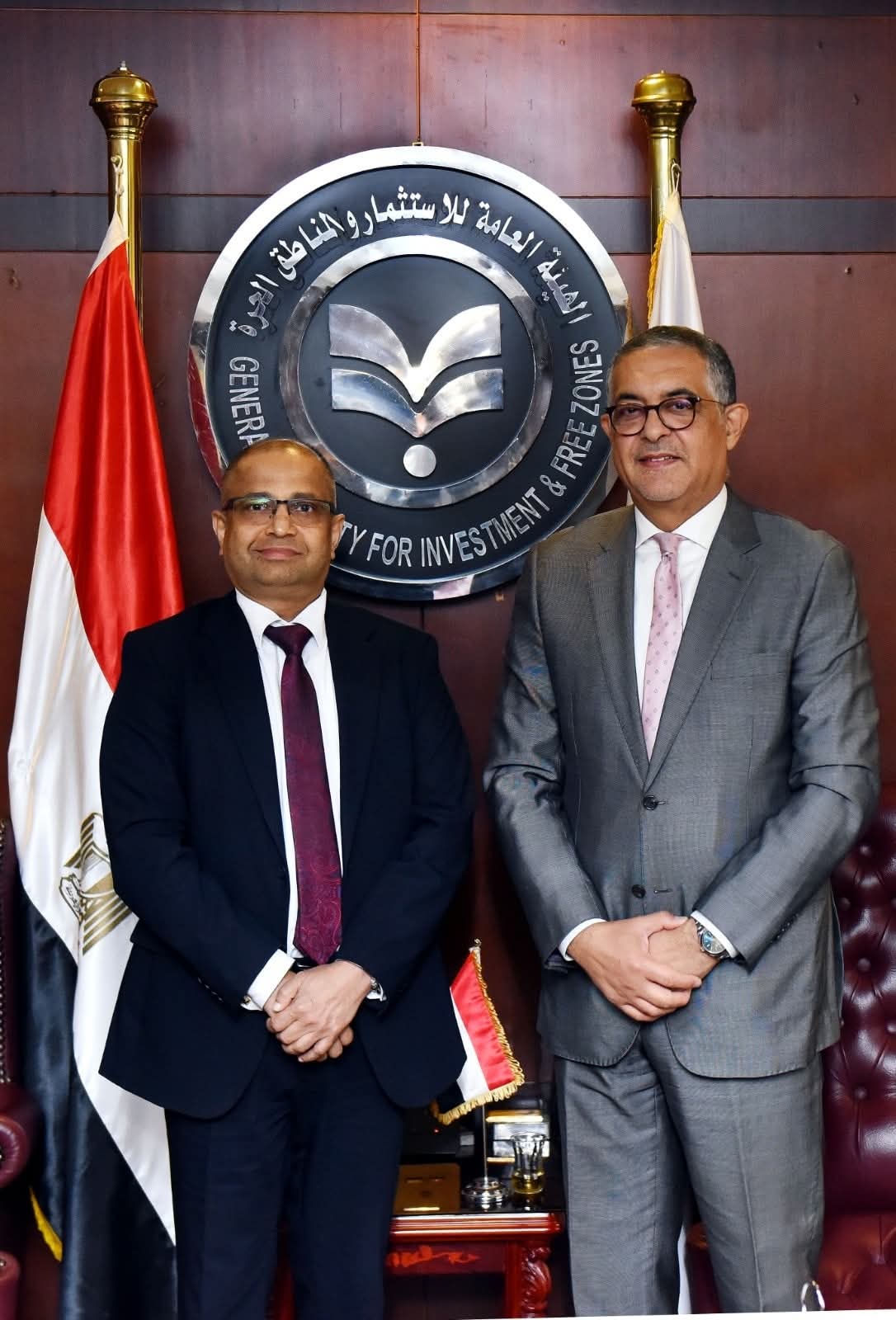 الهيئة العامة للاستثمار والمناطق الحرة تستقبل سفير سريلانكا لبحث فرص التعاون الاستثماري بين البلدين