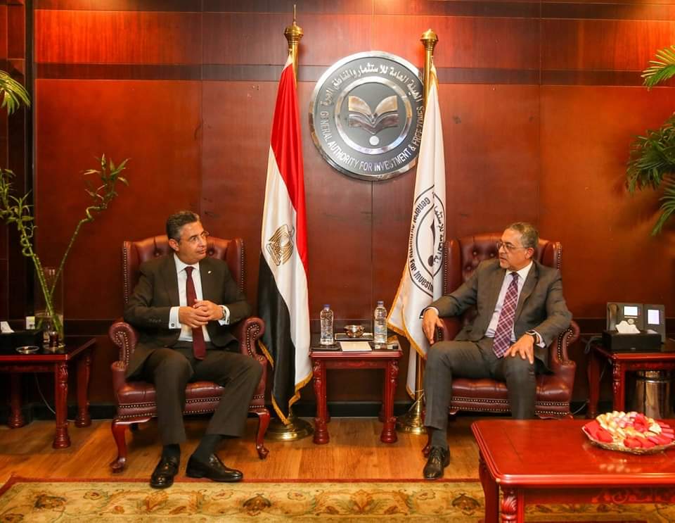 CEO of the General Authority for Investment and Free Zones (GAFI) discusses with the Chairperson of Egypt’s National Post Authority aspects of joint cooperation