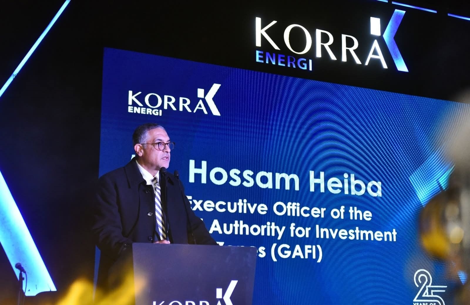 رئيس هيئة الاستثمار يشارك في احتفالية شركة قرة انرجي،25 عامًا من العمل في مجالات الطاقة والمرافق والبنية التحتية