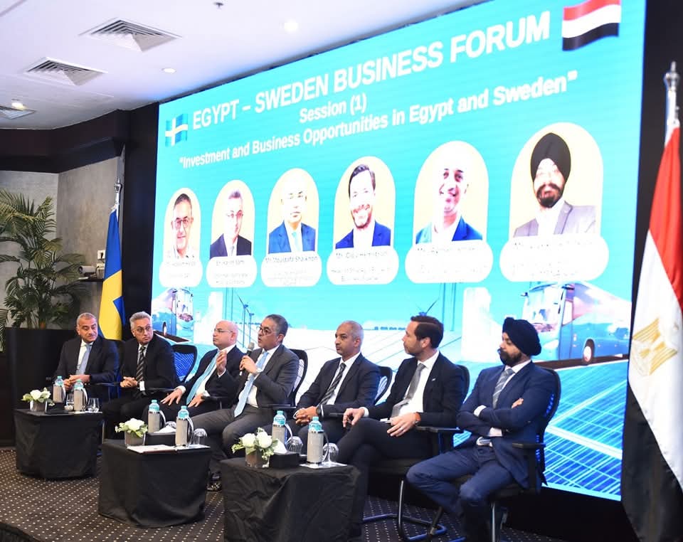 In the Presence of 23 Swedish Companies The General Authority for Investment and Free Zones Hosts the Egyptian-Sweden Business Forum